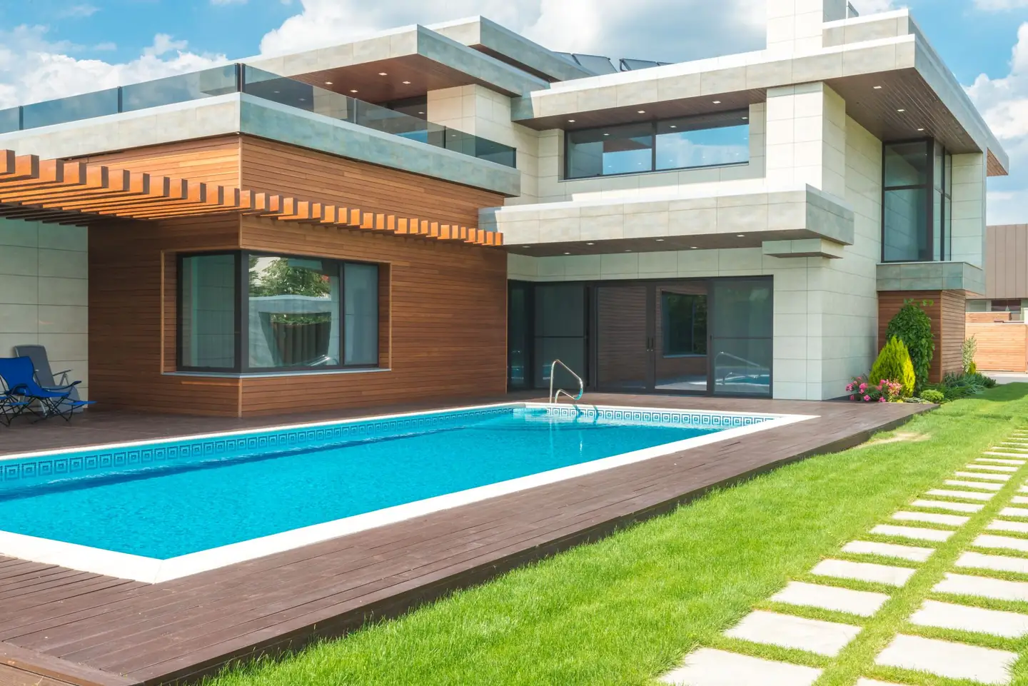 Swimming pool built in Number One, NSW